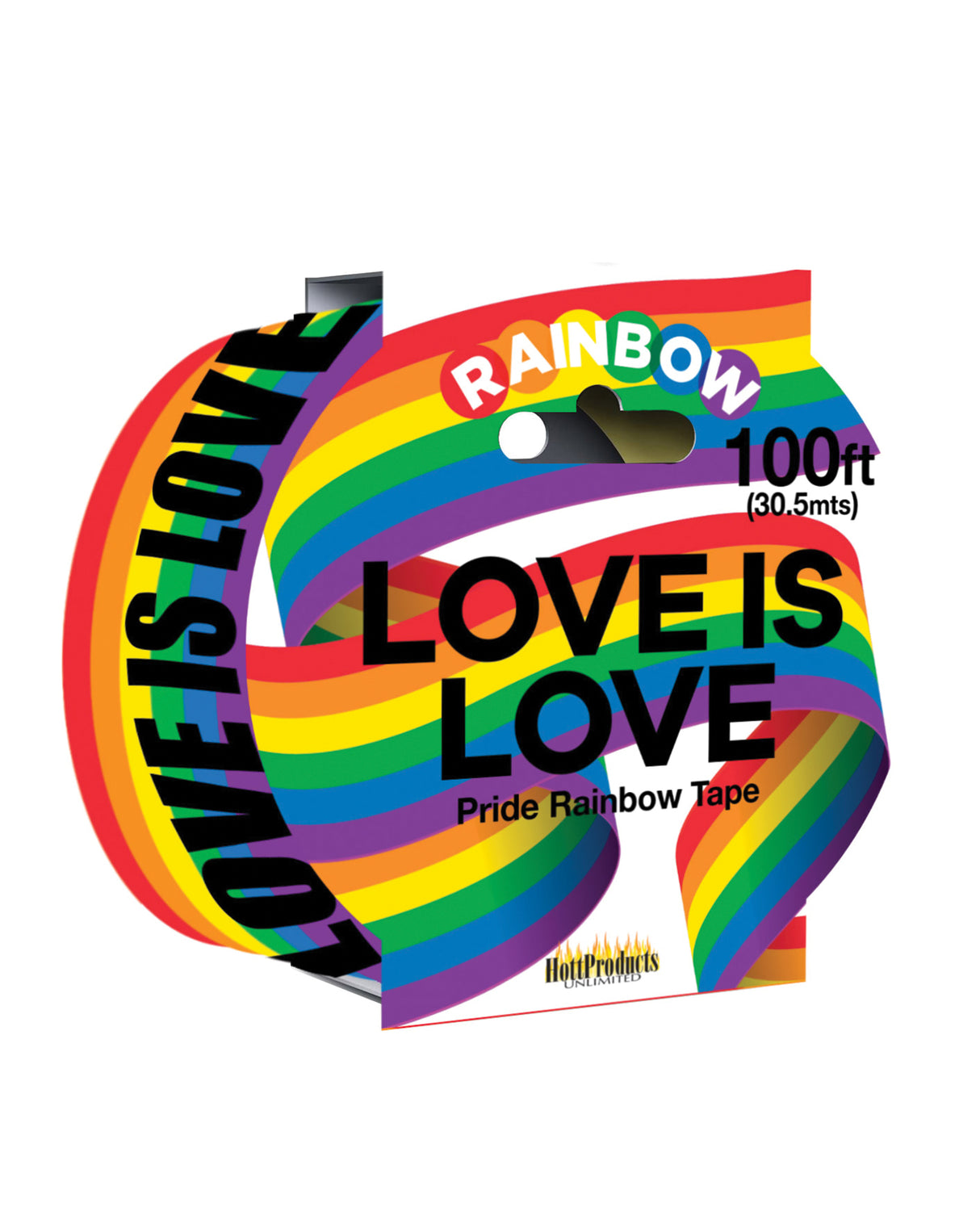 Love Is Love Rainbow Style Caution Party Tape by Hott Products