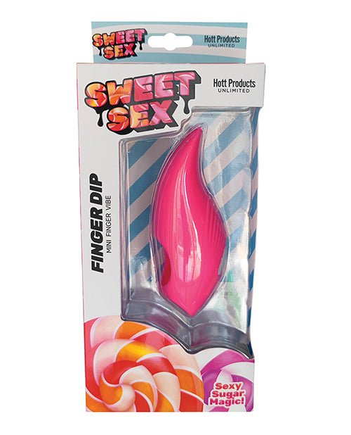 Sweet Sex Finger Dip Mini Finger Vibe - Magenta by Sweet Sex