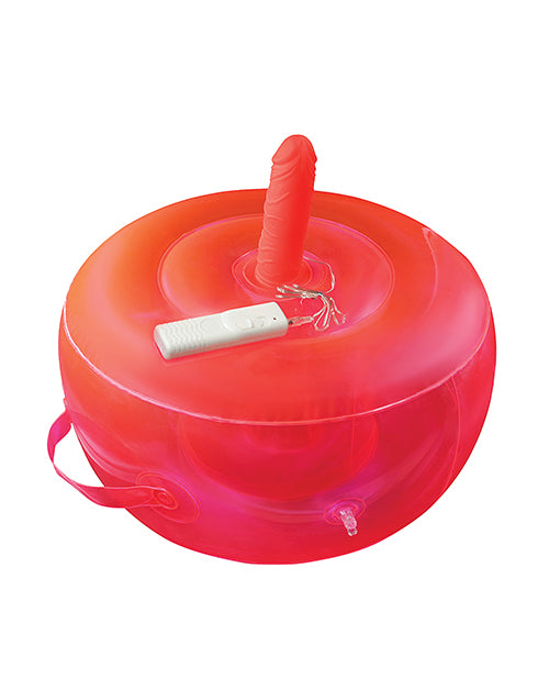 Hott Products Bouncy Banger Inflatable Cushion with Vibrating Dildo