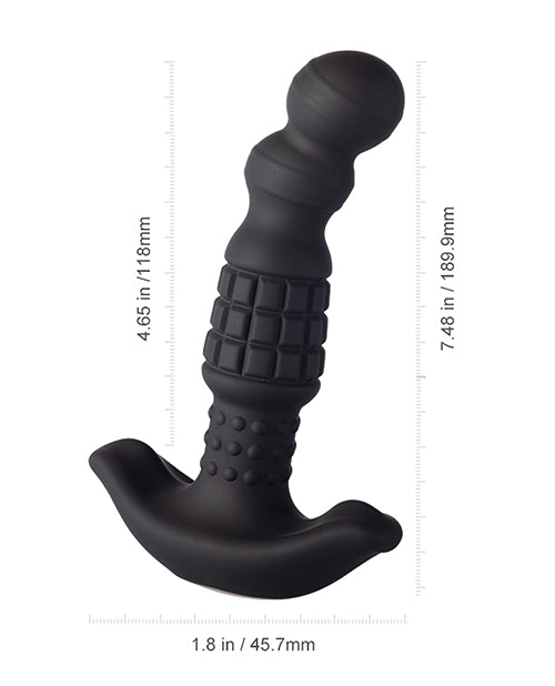 Pineapple Man Vibrating Prostate Massager - Black by Honey Play Box