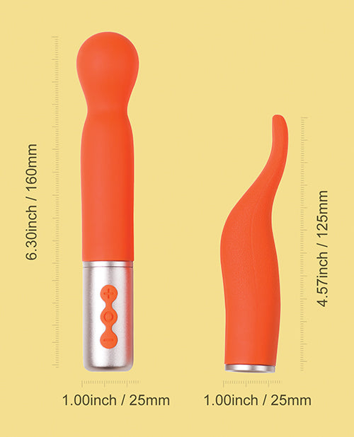 Honey Play Box Naughty Collection Interchangeable Heads Vibrator — Coral Bundle