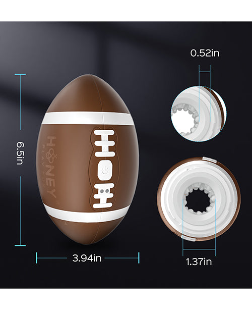 Touchdown Open Ended Pocket Male Masturbator - Brown by Honey Play Box