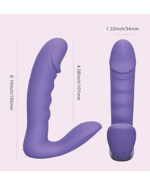 Honey Play Box RORA App-Controlled Rotating G-Spot Vibrator — Purple