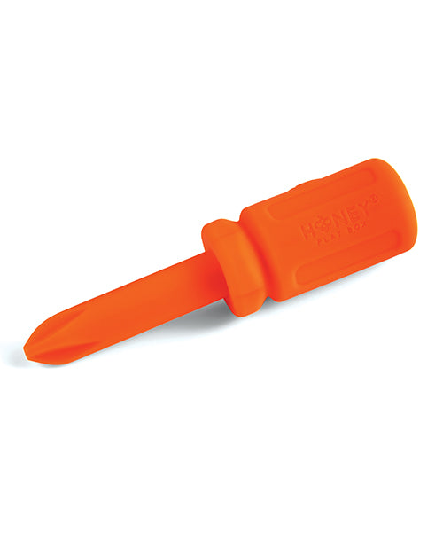 Honey Play Box Sensation Spike Screwdriver Vibrator — Orange