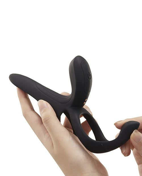 Pleasure Pivot App-Controlled Couples Vibrators - Black by Honey Play Box