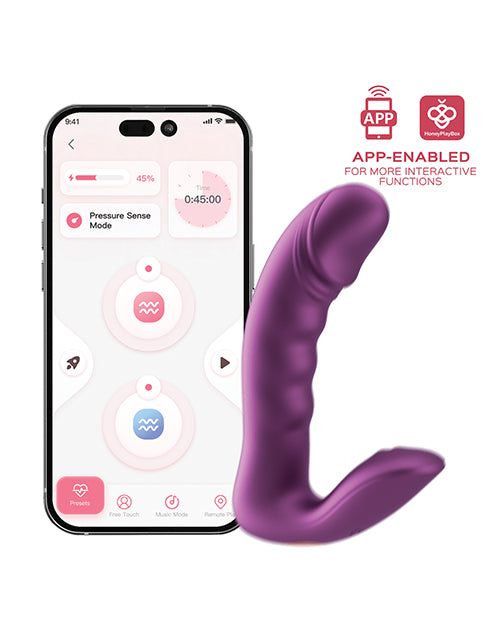 Honey Play Box RORA 2 Rotating G-Spot & Clitoral Vibrator — Purple