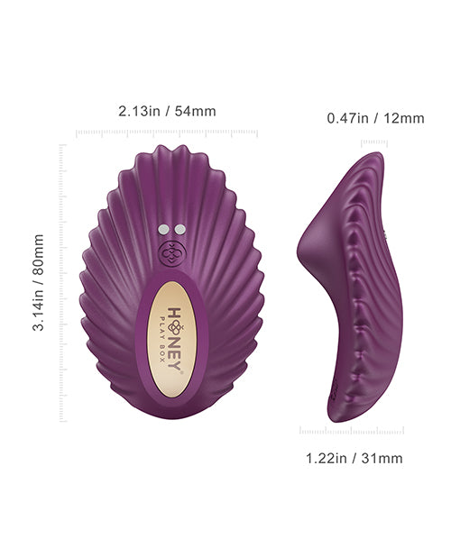 Honey Play Box Pearl 2 App-Controlled Panty Vibrator, Purple