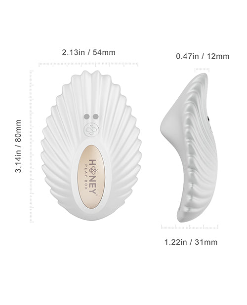 Pearl 2 App-Controlled Panty Vibrator - White by Honey Play Box