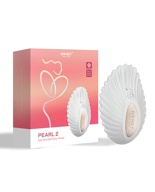 Pearl 2 App-Controlled Panty Vibrator - White by Honey Play Box