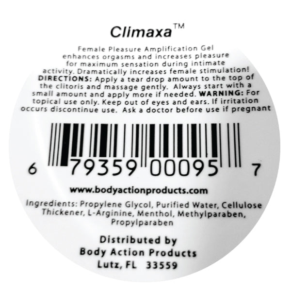 Climaxa Stimulating Gel - 50 Pieces Sample Display by Body Action