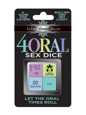 Little Genie Behind Closed Doors — 4 Oral Sex Dice - LG-BCD016