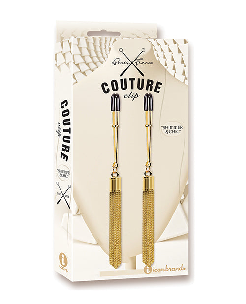 Couture Clips Luxury Nipple Clamps - Shimmer & Chic by Couture Clips