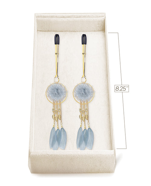 Couture Clips Luxury Nipple Clamps — Dove Gray