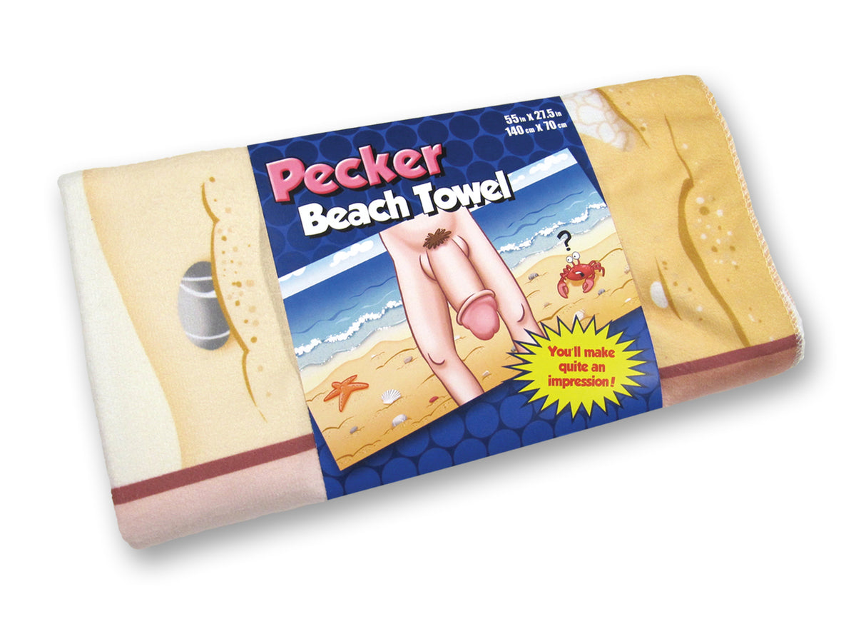 "Pecker Beach Towel OZ-BT-02"