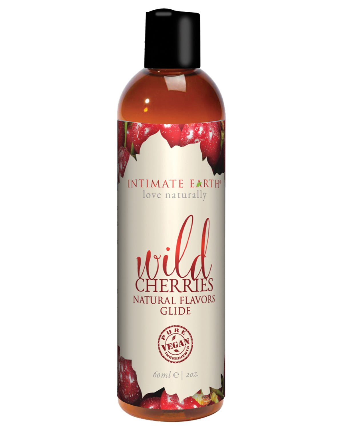 Intimate Earth Natural Flavors Glide - 60 ml Wild Cherries by Intimate Earth