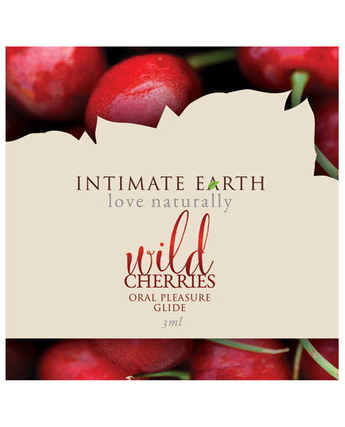 Intimate Earth Lubricant Foil - 3 ml Wild Cherries by Intimate Earth