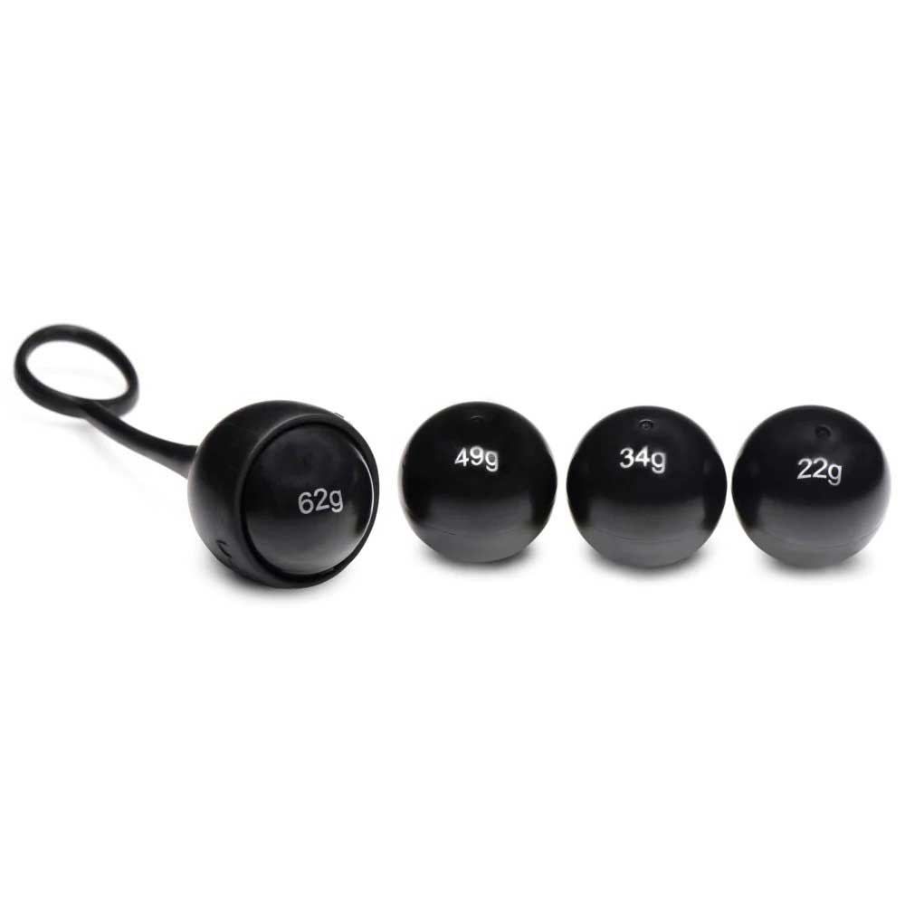 "Cock Dangler Silicone Penis Strap With Weights - Black MS-AG922"