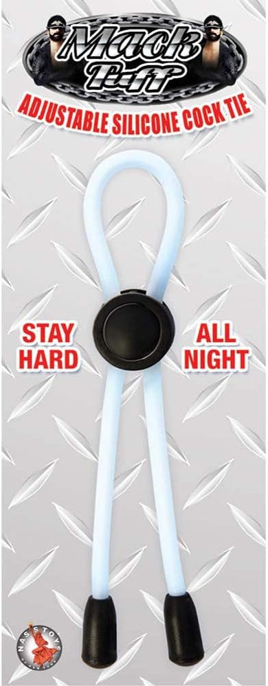 Mack Tuff Adjustable Silicone Cock Tie-Clear