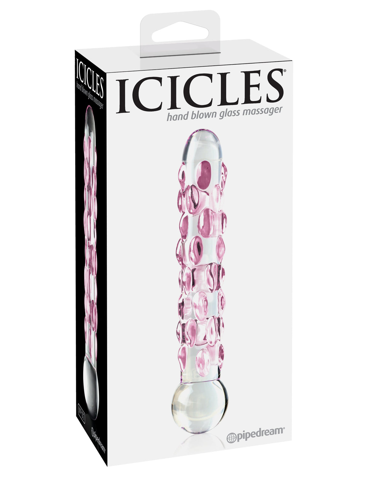 Icicles No. 7 - Clear / Pink by Pipedream