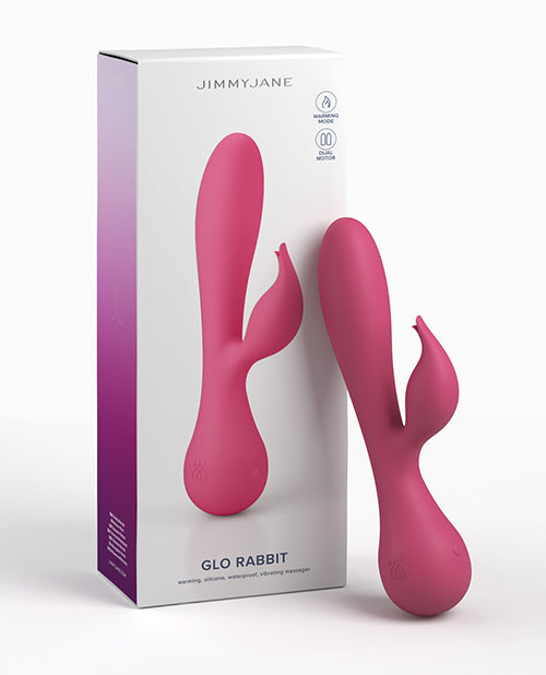 JimmyJane Glo Rabbit Heating Vibe - Pink by Jimmyjane