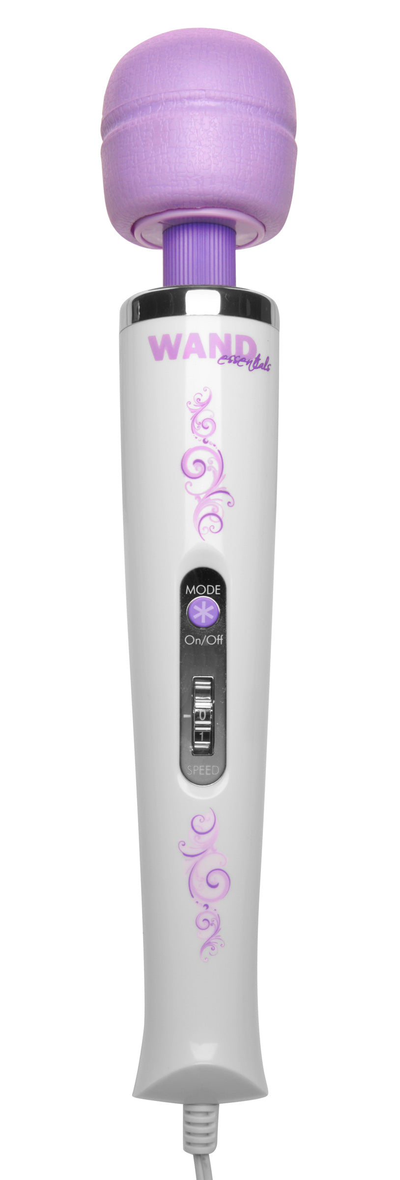 XR Brands 8-Speed 8-Mode Wand Massager, Purple (110V) - WE-TV300-US