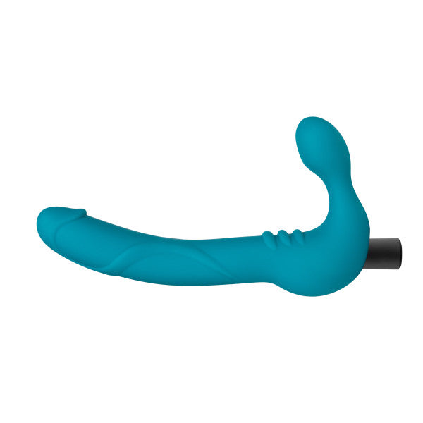 Temptasia - Luna - Strapless Silicone Dildo - Teal by Blush