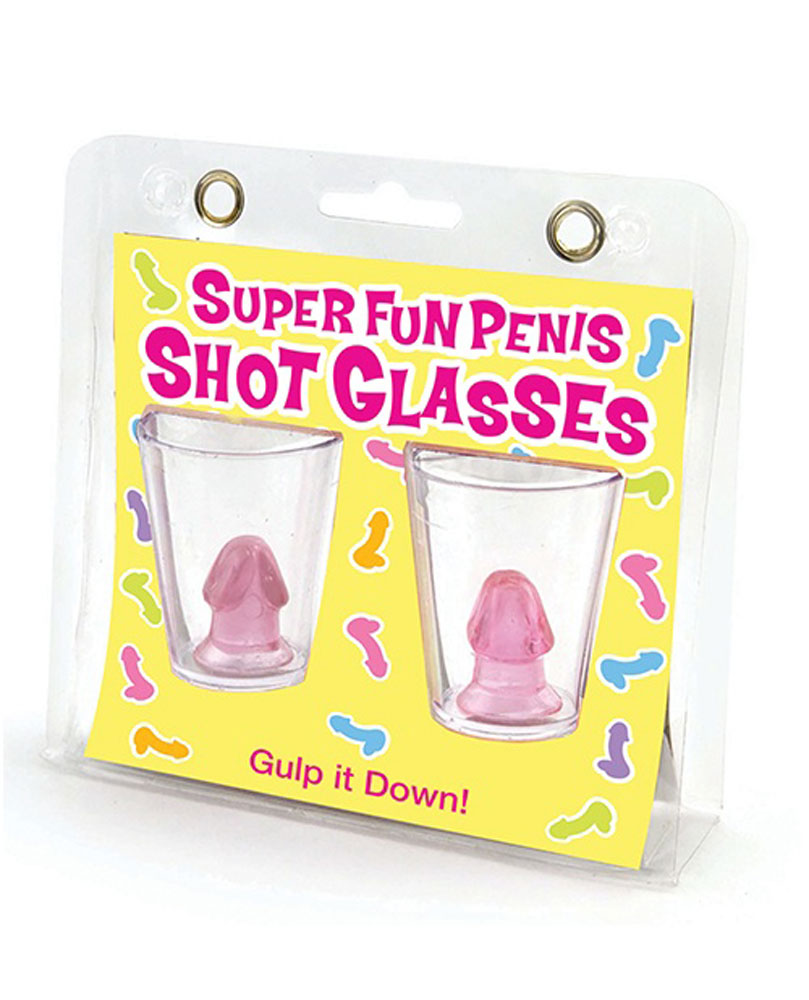 Little Genie Penis-Shaped Shot Glasses, Set of 2 - LG-CP1056