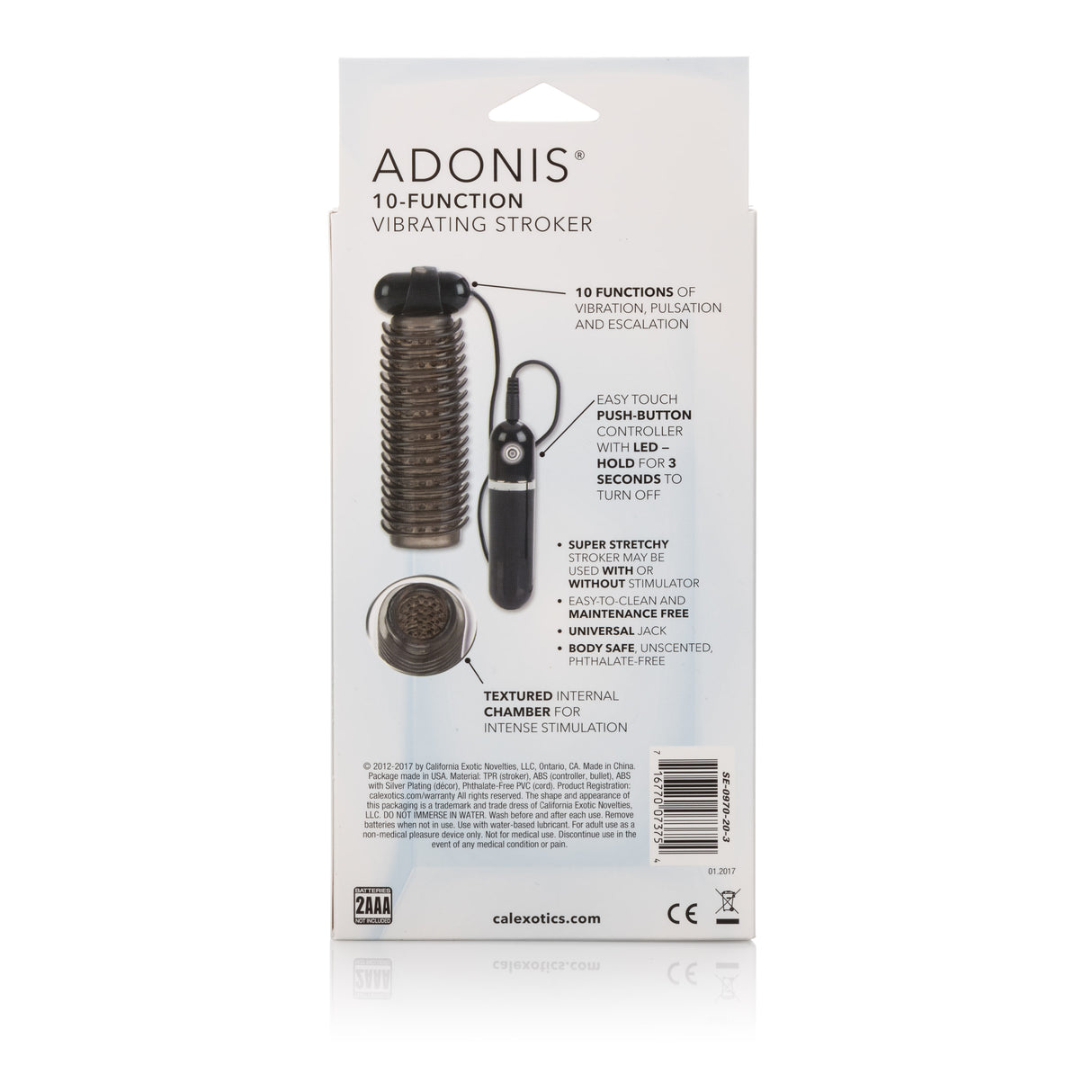 Colt 10-Function Vibrating Stroker by CalExotics
