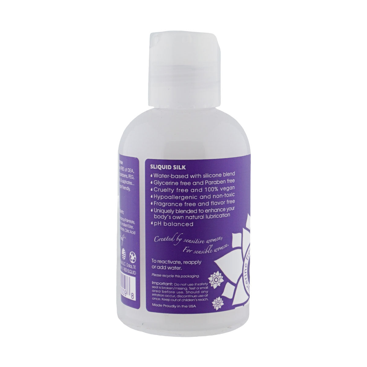 Sliquid Naturals Silk Hybrid Lubricant — 4.2 fl oz (124 ml) - SLIQ009
