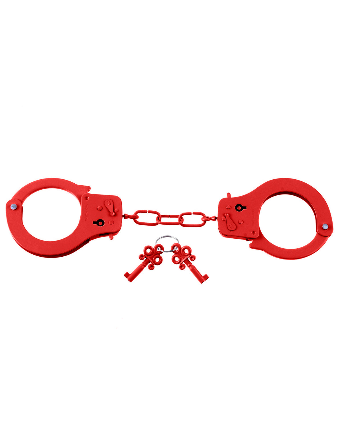 Pipedream Fetish Fantasy Metal Handcuffs — Red - PD3801-15