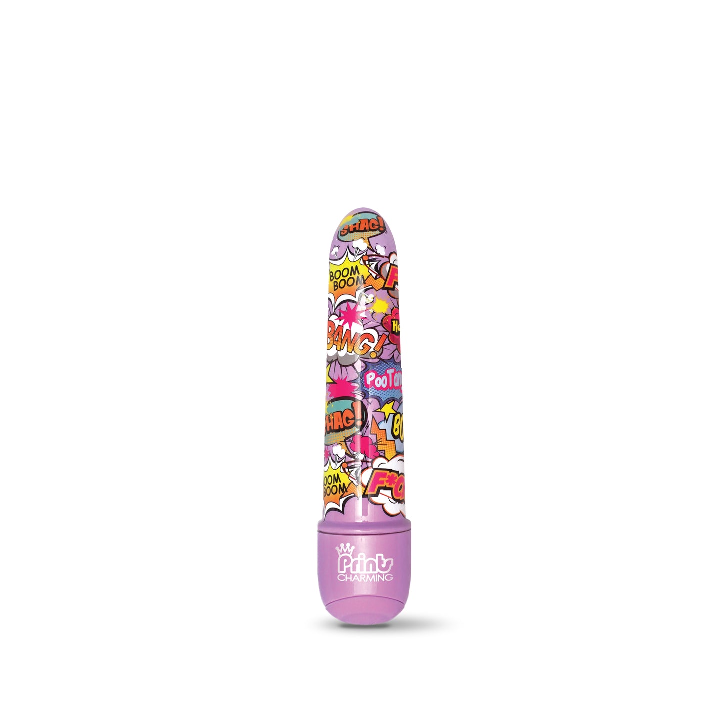 "Prints Charming Pop Tease 5 Inch Mini Vibe - Fuck Purple GN-1000201"
