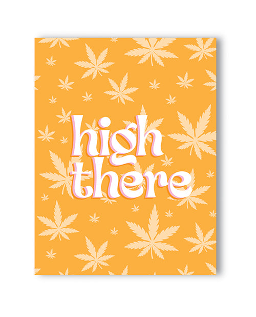High There 420 Greeting Card by Kush Kards