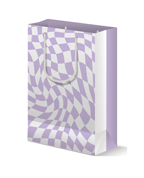 Retro Purple Gift Bag by Kush Kards