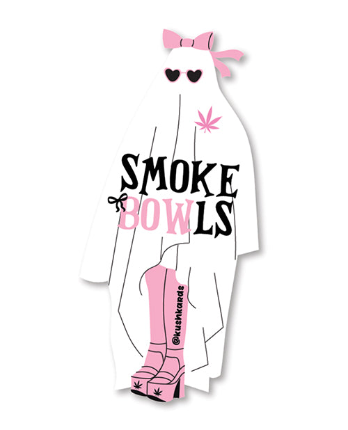 Halloween Smoke Bowl Sticker - Pack of 3 by Kush Kards