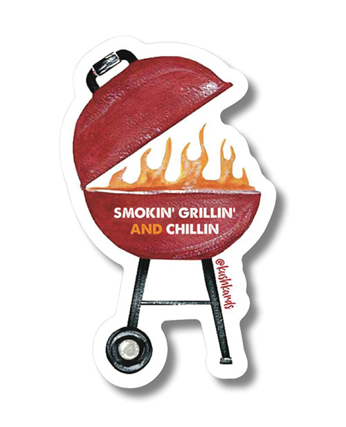 Grillin Chillin Sticker - Pack of 3 by Kush Kards