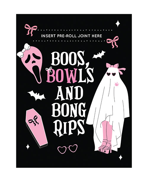 Halloween Boo's Greeting Card w/Matchbook by Kush Kards