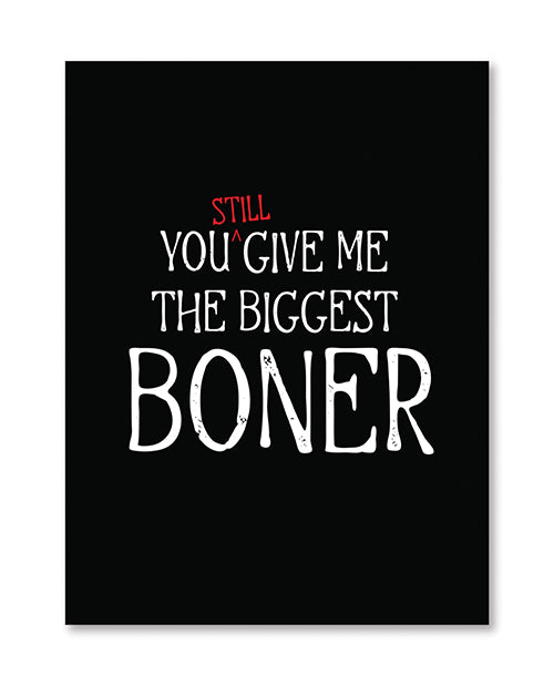 Biggest Boner Greeting Card by Kush Kards