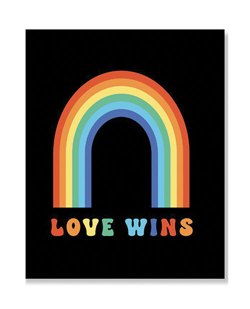 Love Wins Greeting Card by Kush Kards