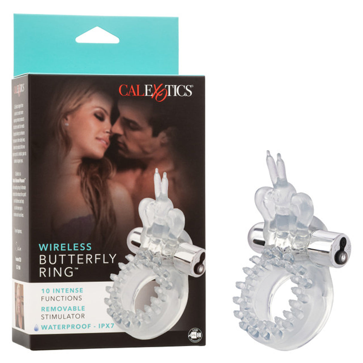 CalExotics Wireless Butterfly Ring Rechargeable Vibrating Enhancer - SE1830003