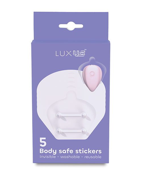 Kiiroo Luxus Luxher 5 Pieces Adhesive Stickers Accessory - Clear by Luxus