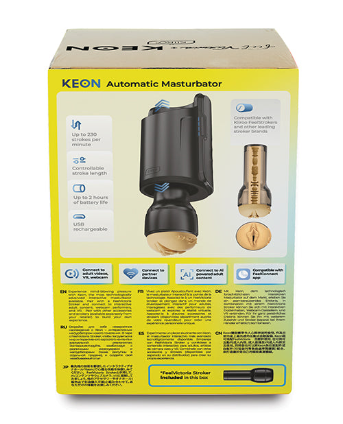 Kiiroo Keon Feel Stars Collection Stroker Combo Set - Victoria June by Kiiroo