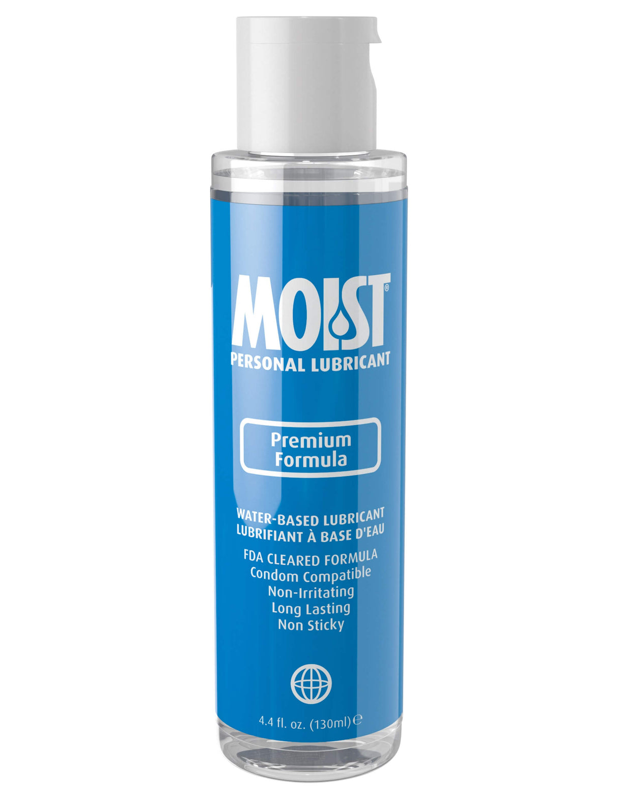 Pipedream Moist Personal Lubricant — Premium Water-Based, 4.4 oz - PD9401-00
