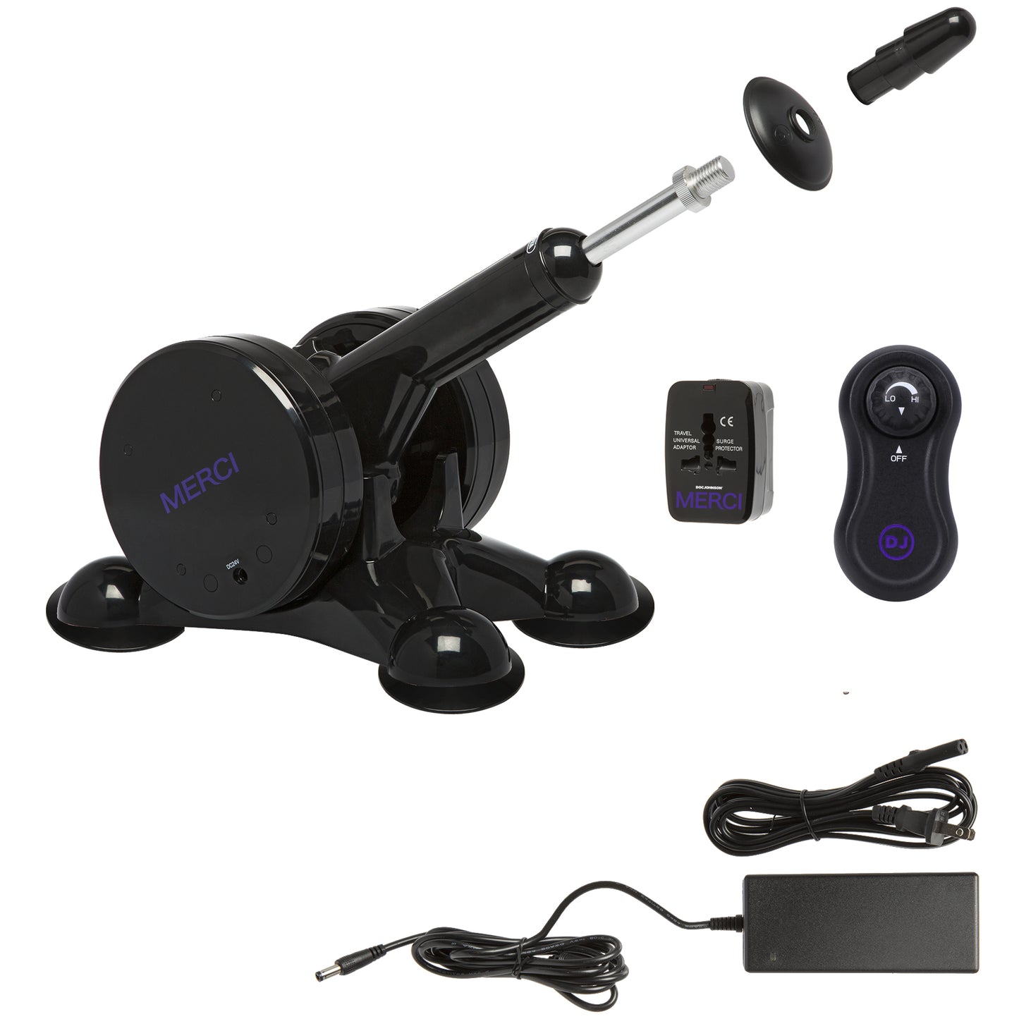 "Merci - Power Banger - Fuck Machine With Wireless Remote - Black DJ2403-15-BX"