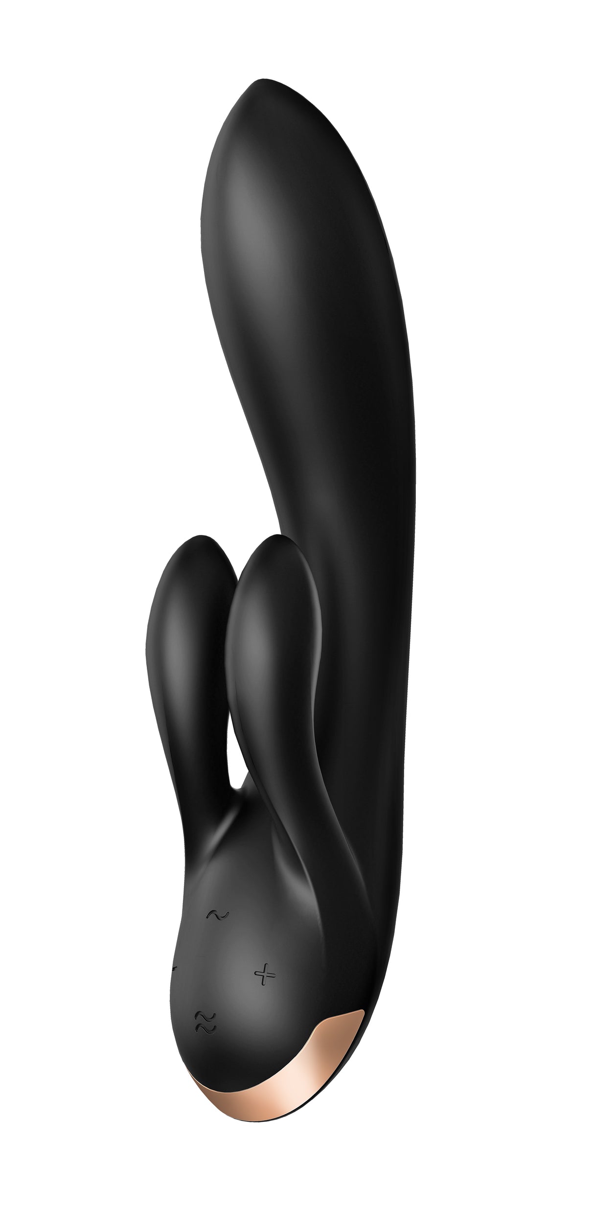 Satisfyer Double Flex Rabbit Vibrator — Black - SAT-4002583