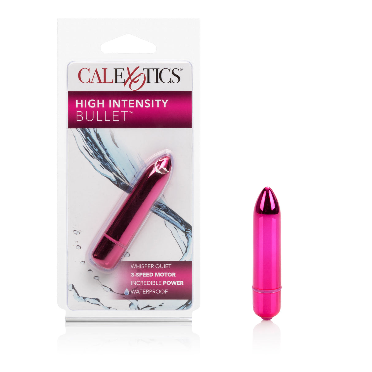 CalExotics High Intensity Bullet Vibrator — Pink - SE0075042