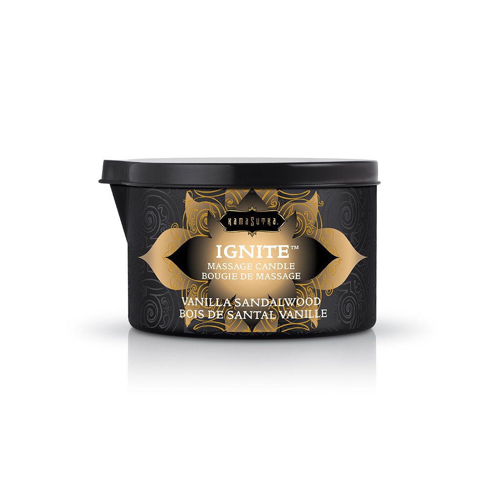 Kama Sutra Vanilla Sandalwood Massage Candle — 6 oz - KS10226
