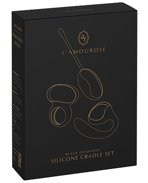 Lamourose Paramour Silicone Cradles - Black by Lamourose