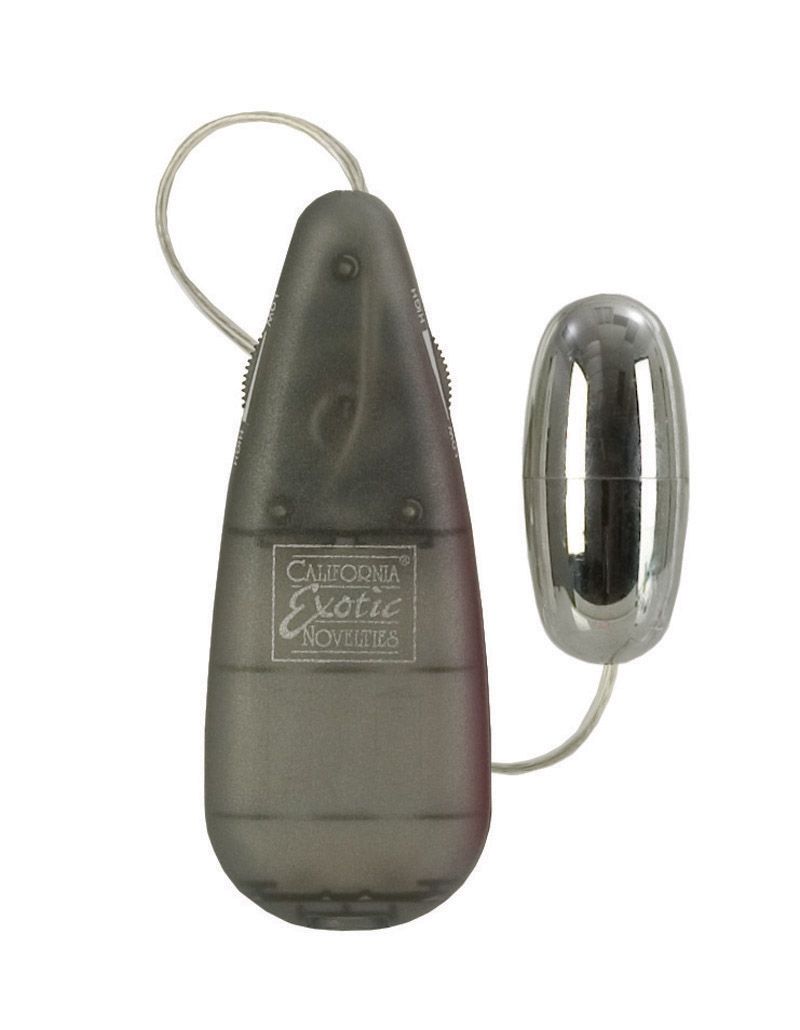 CalExotics Teardrop Bullet Mini Vibrator, Gray — Bulk - SE1110031GRY