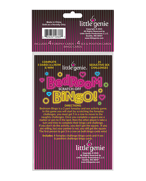 Little Genie Bedroom Bingo Scratch-Off Game for Couples