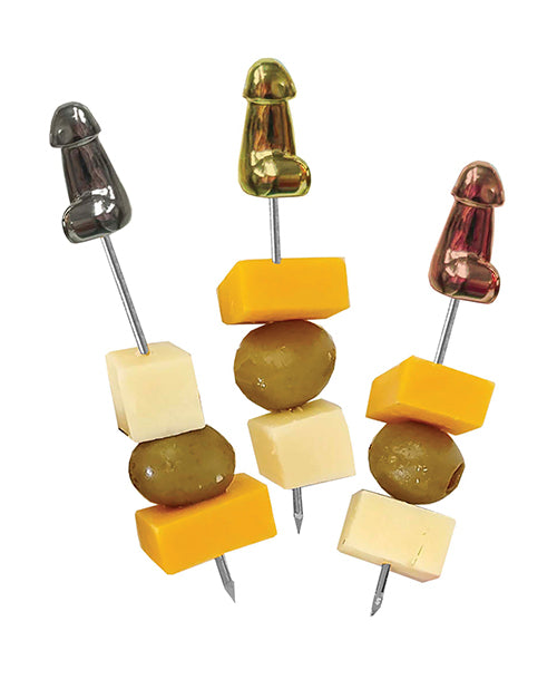 Glitterati Penis Hor D'Oeuvre Picks - Set of 6 by Candy Prints